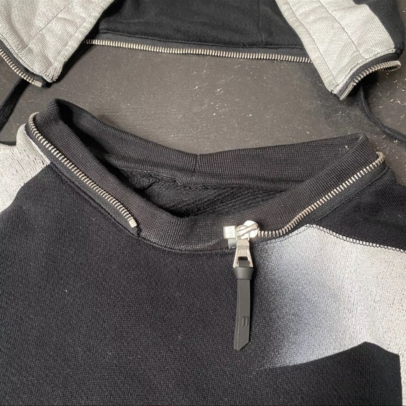 Boris Bidjan Saberi 11 BBS black hoodie Asymmetrical Pattern Removable Hood, S - Picture 5 of 12